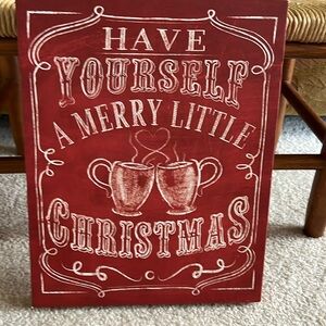 Wrapped Canvas 11x14 Christmas Wall Hanging - SFH
